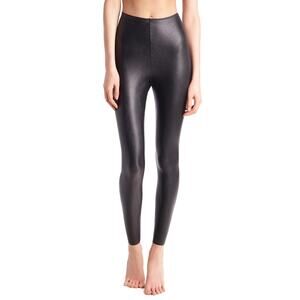Commando Perfect Control Faux Leather Leggings Black - XS